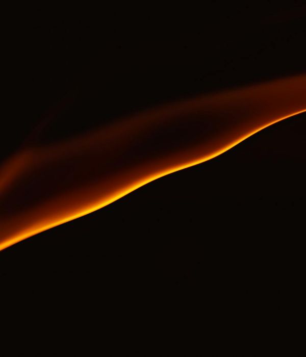 Abstract glowing energy lines in dark purple space