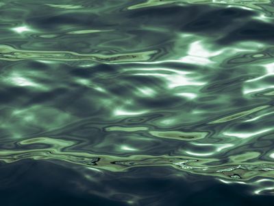 Abstract water ripples showing spreading calm effect