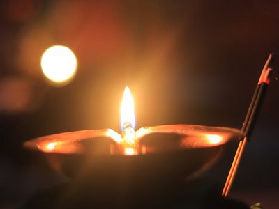 Soft glowing orb representing inner peace and balance